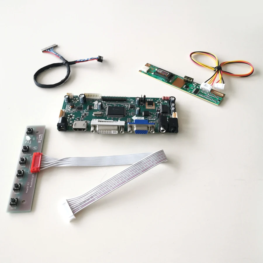 Для B133XN02 V5 1024*768 13," VGA, HDMI, DVI ЖК-дисплей панель контрольно-измерительного устройства" M ". NT68676 дисплейный контроллер привода карта с холодным катодом(CCFL LVDS 20-контактный разъем DIY kit