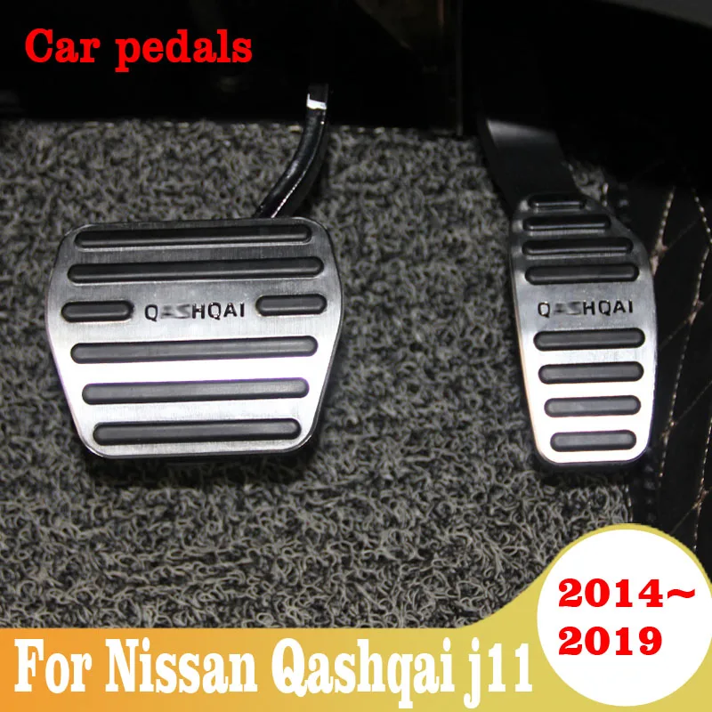 Ускоритель педаль тормоза сцепления ног педали Накладка для Nissan Qashqai j11 2014 2015 2016