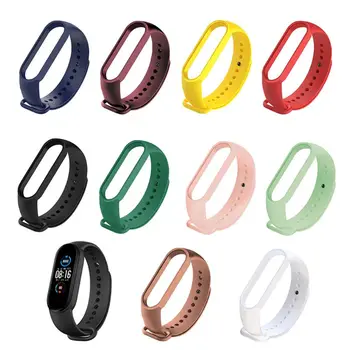 

Soft Silicone Wristband Replacement Watch Band Strap For Xiao-mi Mi Band 5 X6HB