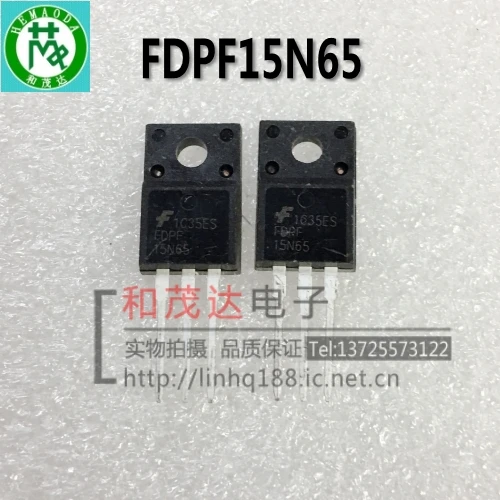5 шт./FDPF15N65 TO-220F 650V TO220F