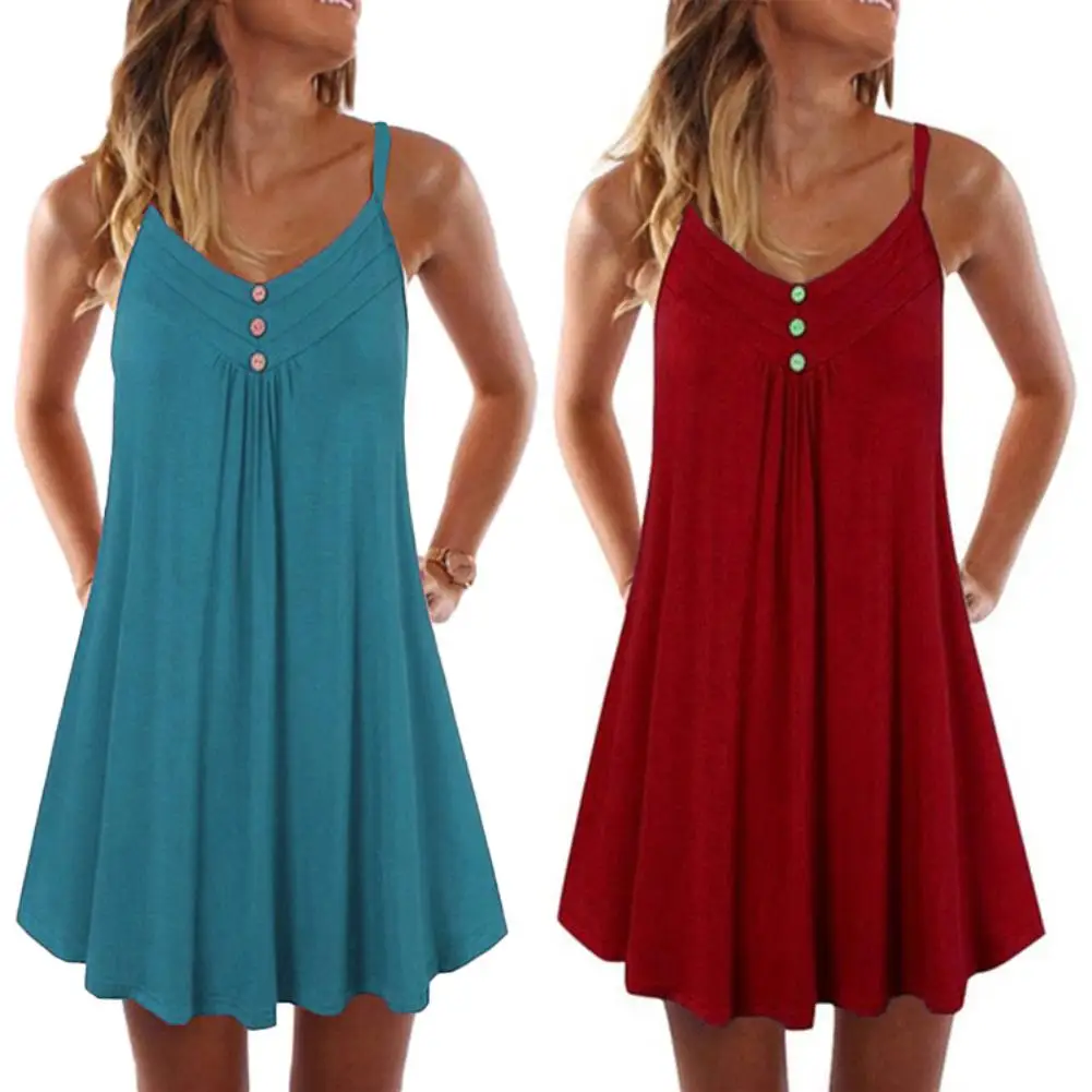 Maxi Vestido Sem Mangas com Corpete Plissado