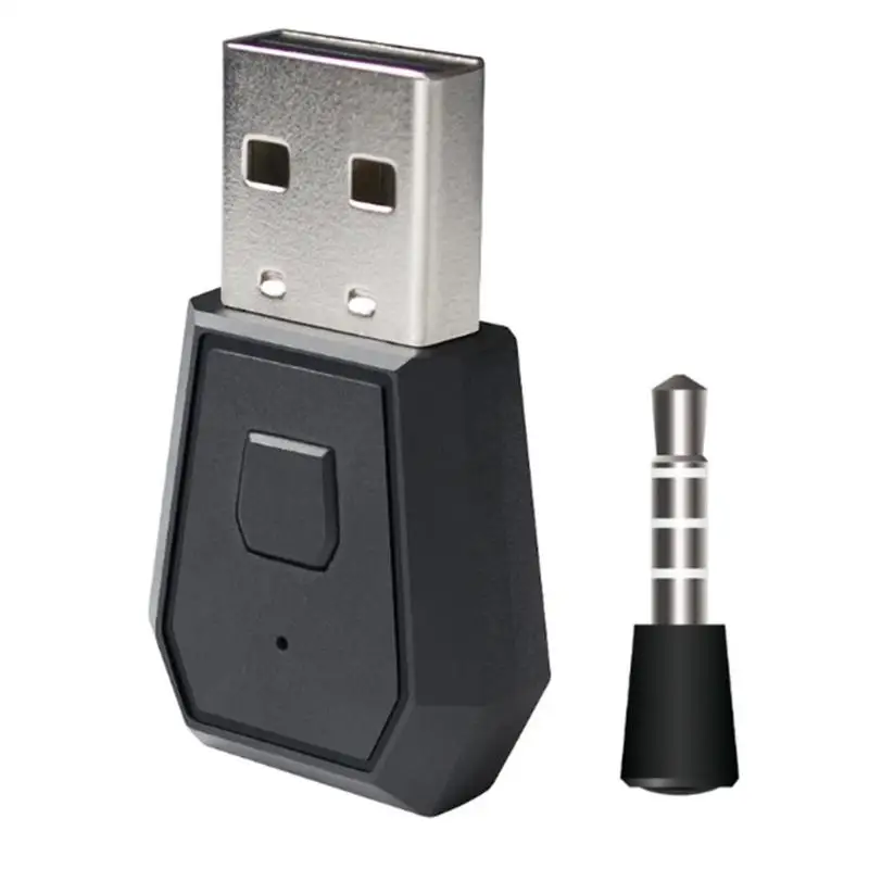 Горячая Распродажа USB приемник адаптер тонкий дизайн 3,5 мм USB Bluetooth Ключ адаптер для PS4 контроллер геймпад Bluetooth гарнитуры