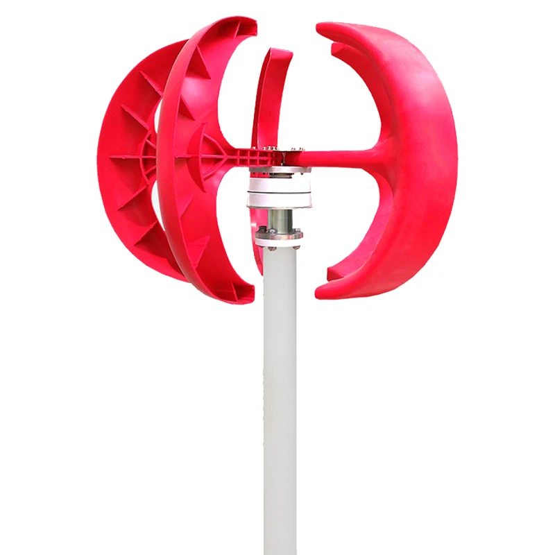 

Red Lantern Micro Generator High Performance Vertical Wind Generator Portable Smart Axial Wind Lifa Motor Unit Wind Turbines