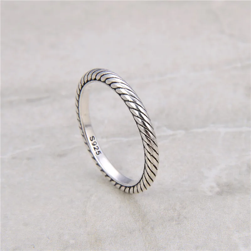 Korean version of the best selling new silver ring 925 sterling silver ring party ladies style original exquisite fashion jewelr