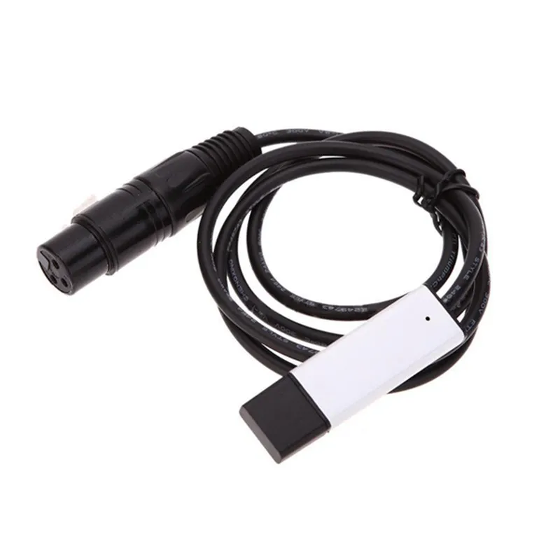 Горячая DMX512 USB к DMX интерфейсный адаптер ПК СВЕТОДИОДНЫЙ Контроллер освещения сцены