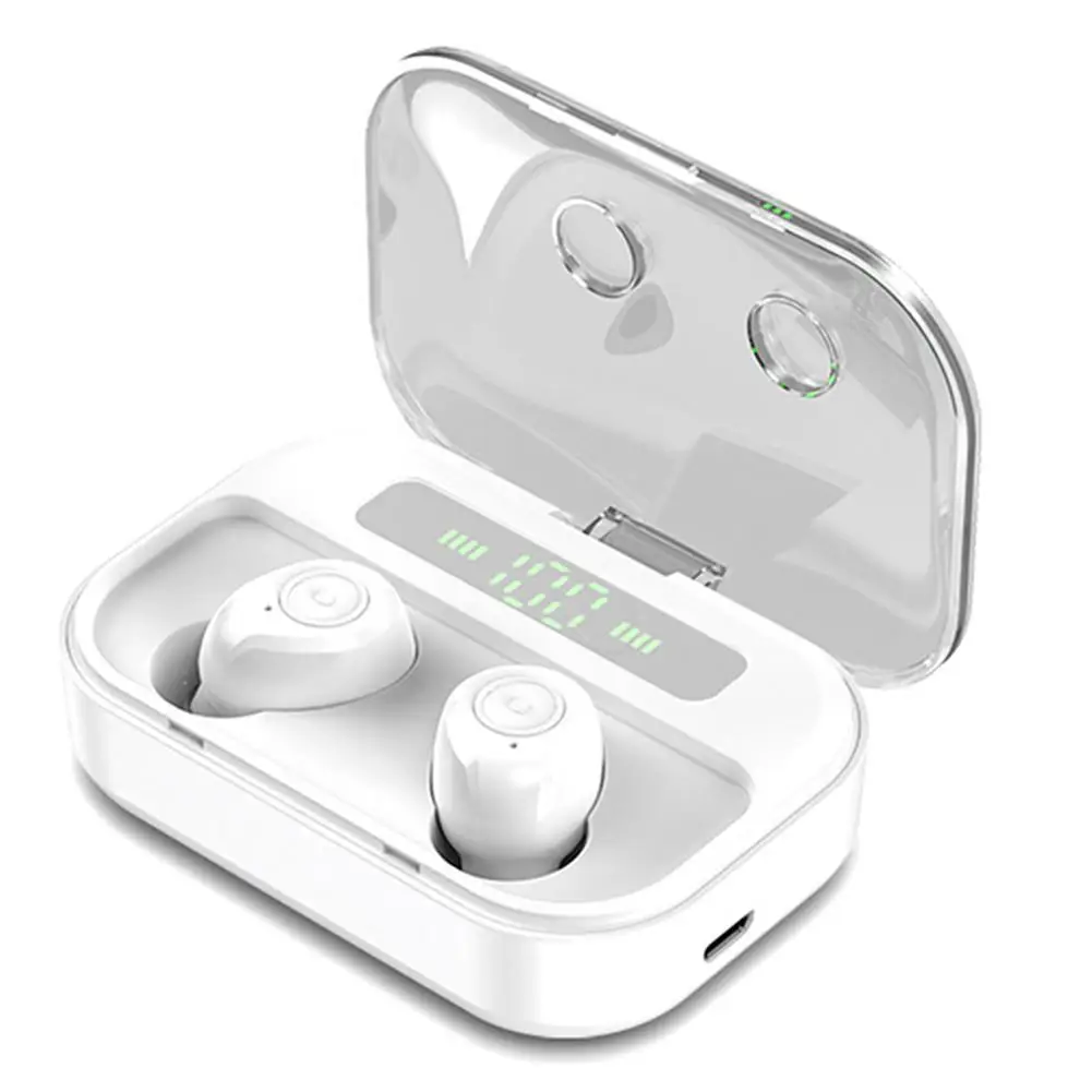 M7s Bluetooth гарнитура TWS большой емкости дисплей батареи сенсорный экран Беспроводная Bluetooth гарнитура с зарядным устройством 1500 мАч