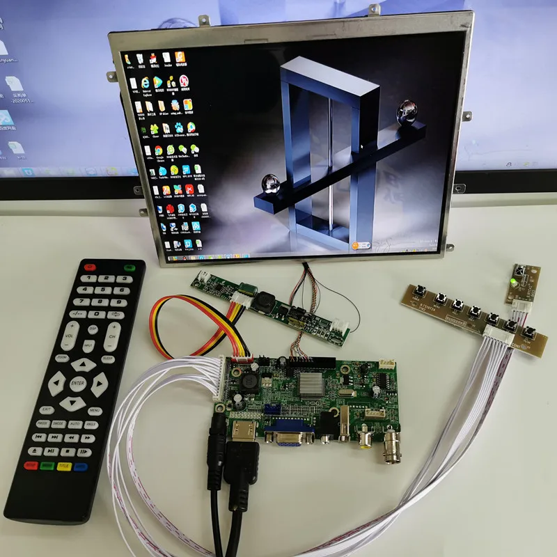 HDMI + 2AV VGA плата драйвера заднего вида Функция USB аудиовыход 9 7 дюймовый LTN097XL01 1024*768