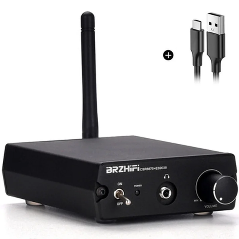 HIFI CSR8675 APTX HD LDAC AAC Bluetooth 5 0 беспроводной приемник ES9038Q2M DAC декодирование 24BIT 96KHZ 3 M RCA