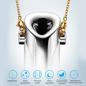 

Air Purifier USB portable personal wearable necklace negative ionizer Anion air purifier Air cleaner Air Freshener