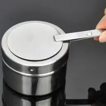 Мини-спиртовая печь, обогреватель, портативный, для кемпинга, пикника, спиртовая плита, анти-ожогов, легко гасится, с длинной ручкой, крышка