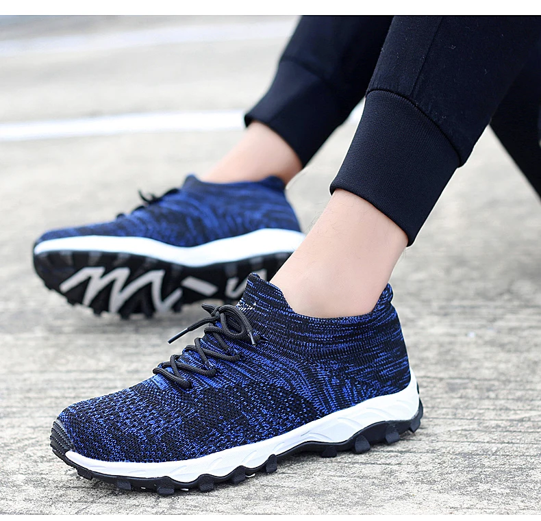 Xiaomi Lover's беговые кроссовки Flyknit мужские 36 женские Беговые теннисные кроссовки Hombre 46 топ-тек дышащие весна лето осень 47