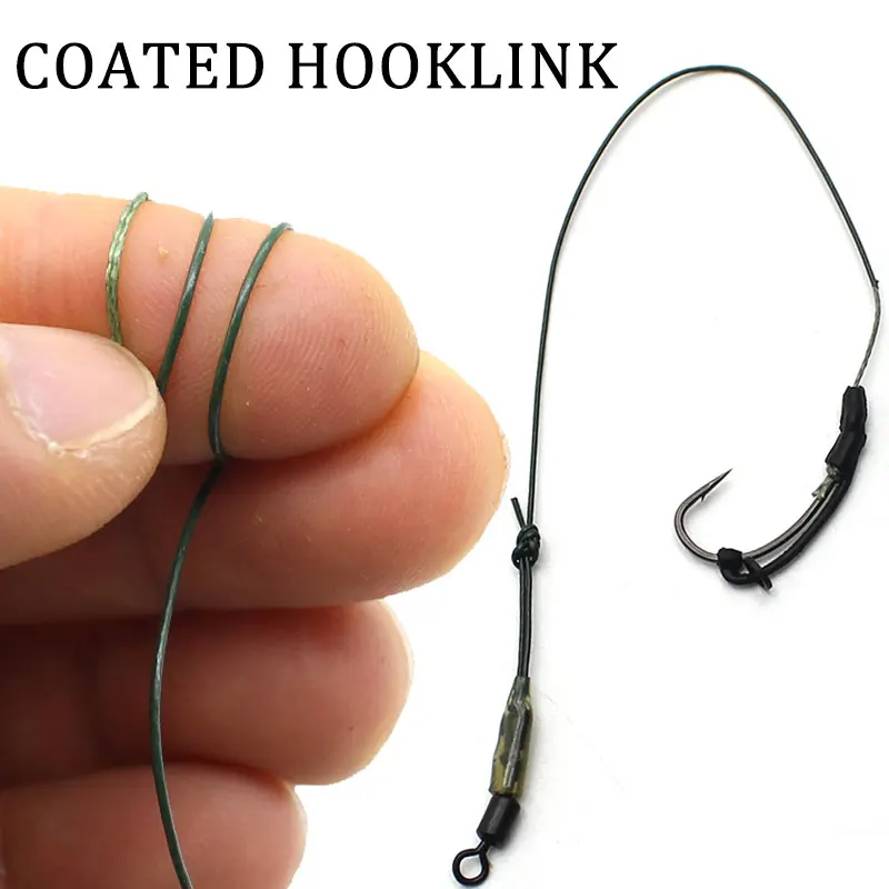 Carp Rigs Best Coated Braid Carp Fishing Hair Rig Ready Made