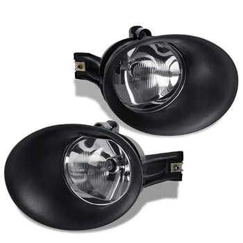 

Bumper Fog Lights Driving Lamps+Bezel for 02-08 Dodge Ram 1500/03-09 Dodge Ram 2500 Ram 3500/04-06 Dodge Durango Glass