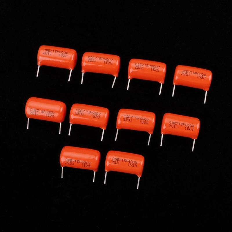 Stock .022uf 600v Sprague Guitar Tone Capacitors guitar tone capacitors 715P Orange Drop Capacitor Caps Guitar Tone Cap Capacitors