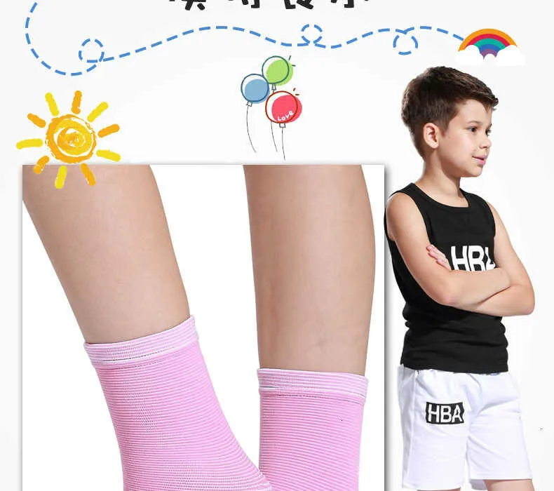 2PCS Kids Children Ankle Brace Compression Sleeves Foot Arch Support Plantar Fasciitis Sock For Swelling Heel Spur Pain Relief