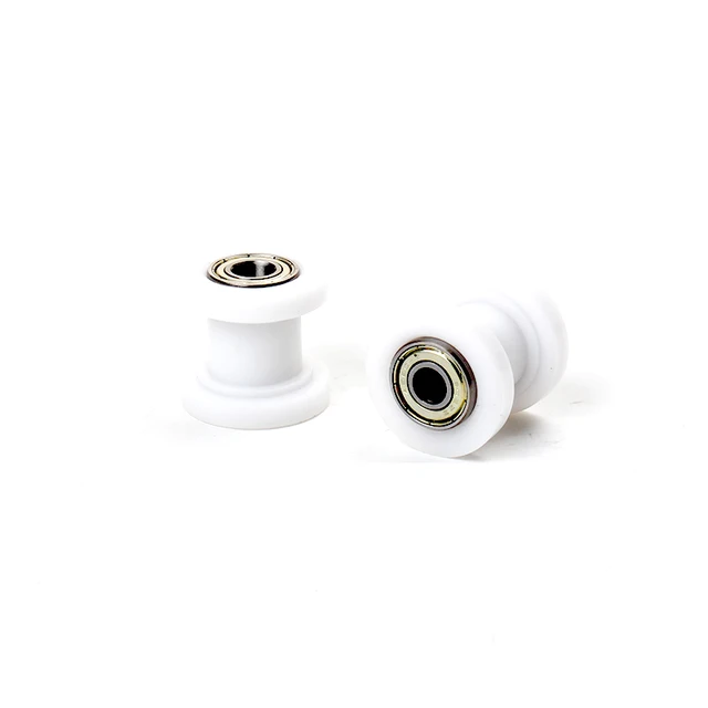 8/10mm Wheel Tensioner Guide Drive Chain Roller Pulley For ATV XR CR CRF Enduro Motorcycle Motocross Pit Dirt Mini Bike white-8mm