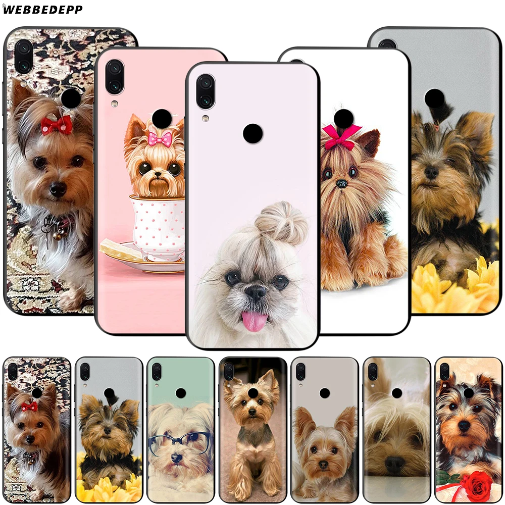 

Webbedepp Yorkshire Terrier Dog Case for Xiaomi Redmi Note 8 MI 3 6 8 9 A1 A2 A3 5X 6X 9T CC9 Lite SE Pro Max Pocophone F1