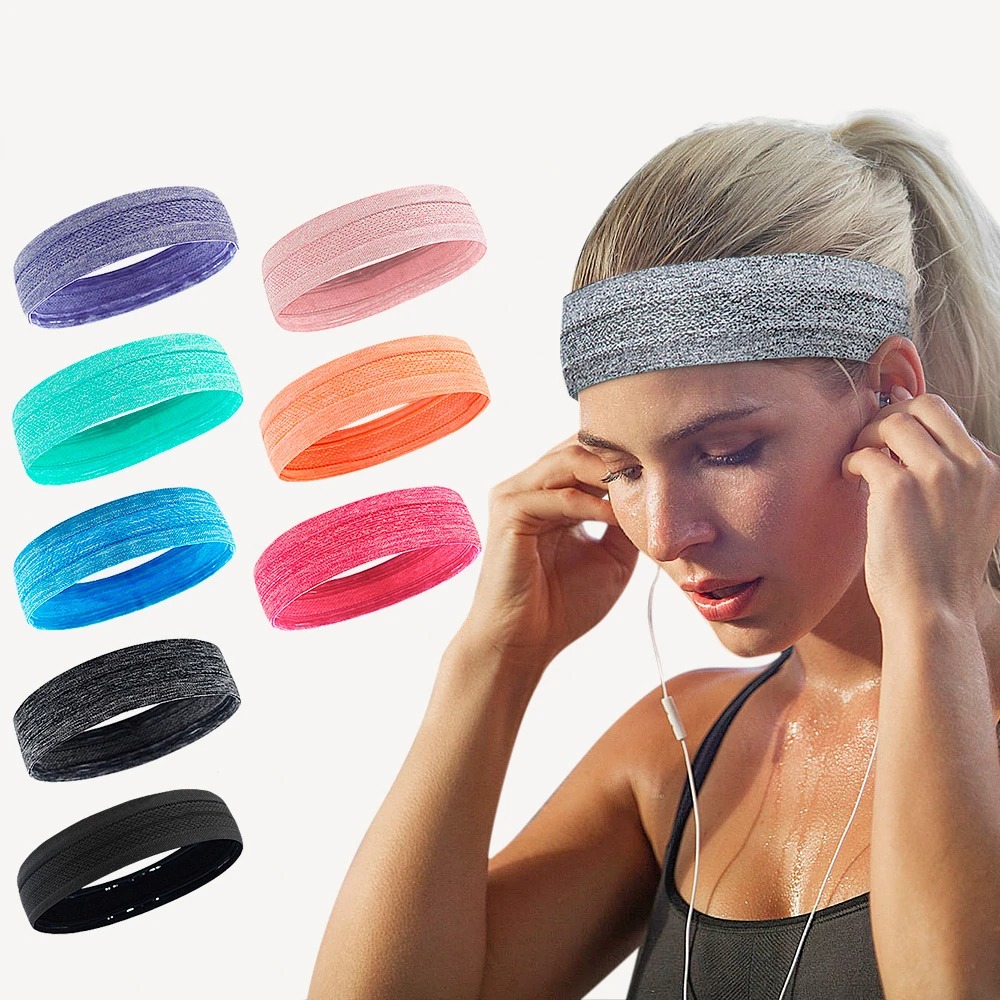 SKDK 1Pc Sweatband Elastic Yoga Running Fitness Sweat band Headband Hair  Bands Head Prevent Sweat Band Sports Equipment|Sweatband| - AliExpress