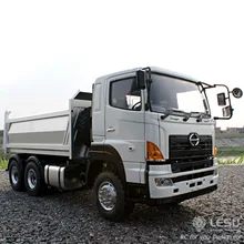 LESU 1/14 замок дифференциальный Hino700 6x6 металлический гидравлический самосвал RC грузовик