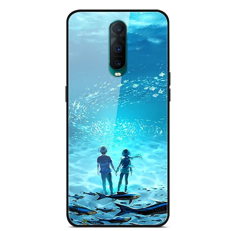 23 Чехол для OPPO RX17 Pro закаленного стекла чехол с принтом аниме Твердый чехол на заднюю панель телефона для OPPO RX17 Neo чехол RX17Neo RX 17 Pro бампер - Цвет: 23