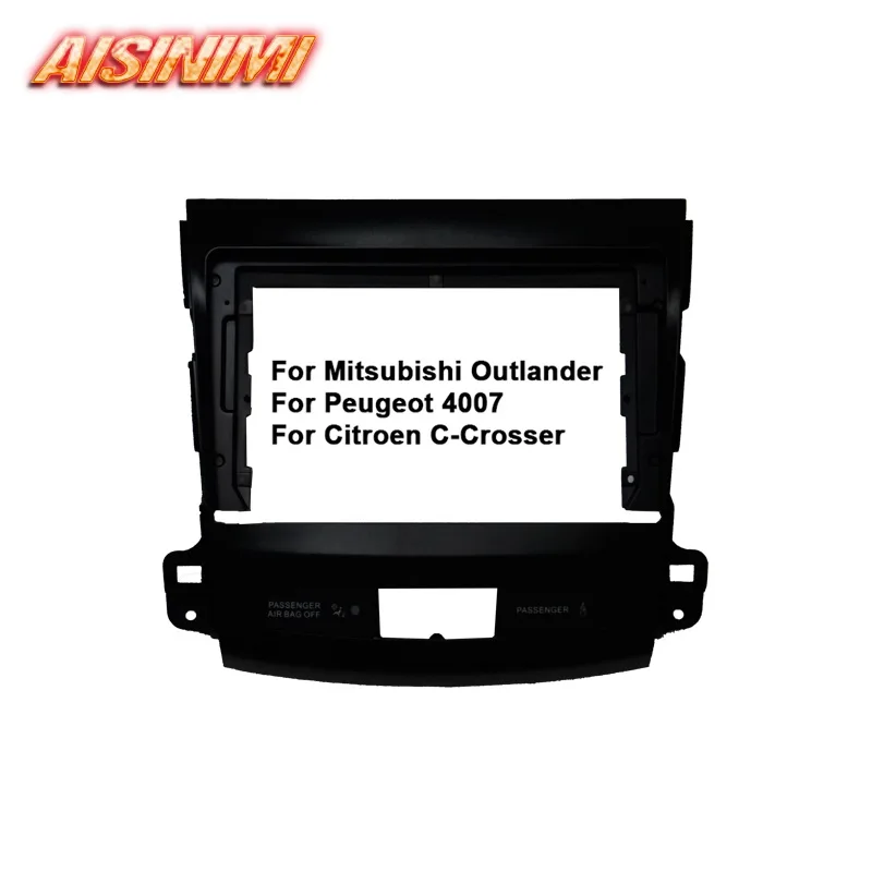 Автомобильный DVD-Рама Aisinimi 9 дюймов для Mitsubishi Outlander (2008-2012) Peugeot 4007 Citroen C-Crosser стерео