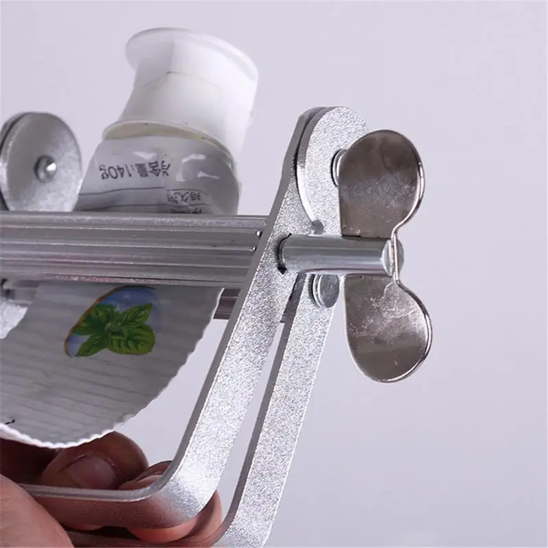1pcs Tube Squeezer Lazy Toothpaste Dispenser Metal Squeezing Tools Hair Color Dye Cosmetic Paint Squeezer Tube Wringer