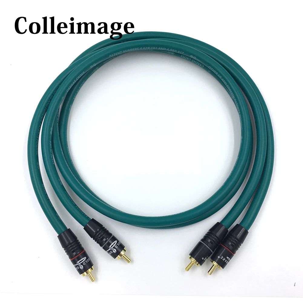 Colleimage Pair Cardas Rca Interconnect Cable,audio Video Signal Wire