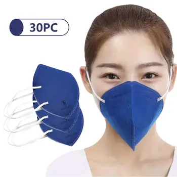 

30Pcs Particulate Respirator Reusable Dust Masks Disposable Anti Pollution Dustproof Washable Mask Anti-Dust Ear Loops #5I17