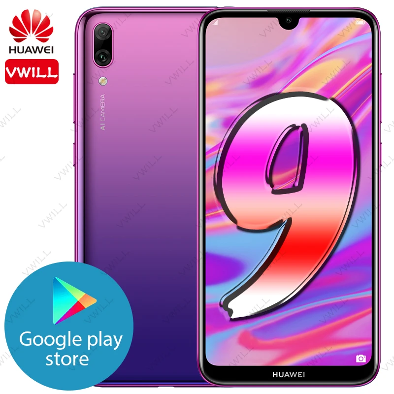 Мобильный телефон Huawei Enjoy 9 huawei Y7 PRO глобальная прошивка Восьмиядерный процессор