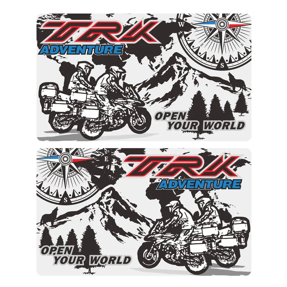 Stickers Decal Aluminum Travelled Box Luggage Side Tail Cases For Benelli TRK502 X TRK251 TRK 502 251 ADV Adventure