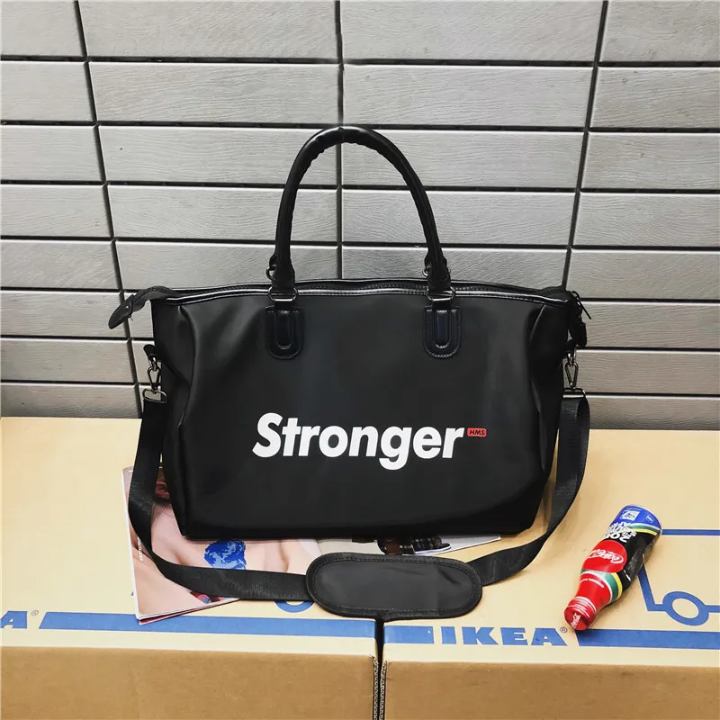 

New Practical Short-distance Travel Bag Popular Female Hand Bag Male Chic Large Capacity Travel Bag Tidal Shoe Fitness Bag