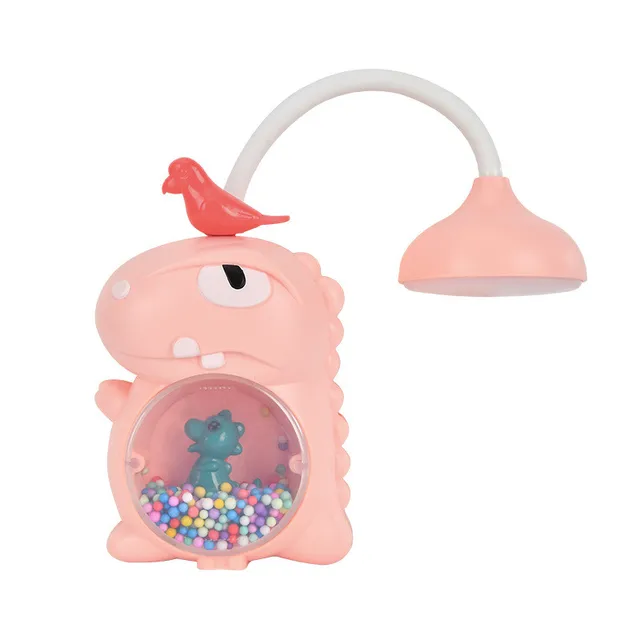 Dinosaur LED Night Light Bedroom Bedside Sleep Lights Student Desk Table Lamp Usb Charging Dormitory Kindergarten Children Gift dinosaur C
