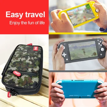 

PG-SL012 Storage Bag Accessories Inner Pocket Carrying Single Shoulder Case Portable Large Capacity Mesh Pockets For Switch Lite