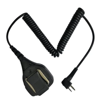 

Cable Handheld Speaker Mic Portable Two Way Shoulder Electric Black Remote Walkie Talkie Part Car Radio For Motorola GP3688