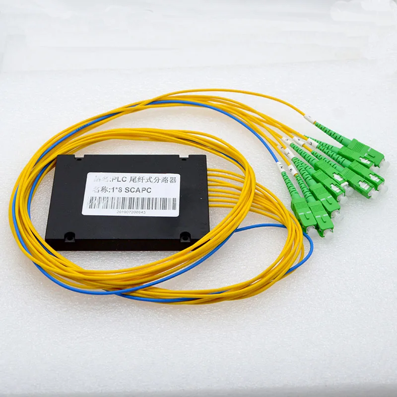 1 шт. Новый SC/APC Pull конусный волоконно-оптический сплиттер 1*8 PLC коробка 1260 ~ 1650nm
