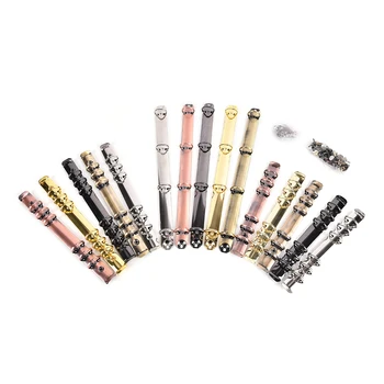 

A4 A5 A6 Binder Clip Metal Spiral Binder File Folder Clip Notebooks Clip Loose Leaf Book Binder Rings Album Scrapbook Clips