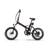 20 inch electric folding bicycle snow beach fat tire electric assist bicycle bafang48v500w motor snow tft Color screen fat ebike 1