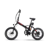 20 inch electric folding bicycle snow beach fat tire electric assist bicycle bafang48v500w motor snow tft Color screen fat ebike 1