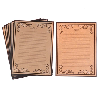 

8 Sheets/set European Vintage Style Writing Paper Letter Stationery Office Supplies