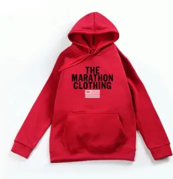 Nipsey Hussle the Marathon Hoodies Autumn RIP Rapper Harajuku Sweatshirts Mens Clothing - Цвет: red