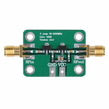 

DC 5V 30-4000MHz 40dB Gain RF Broadband Amplifier Module For FM HF VHF/UHF 50Ω Ham Radio RF Signal Fixed Gain Amplification