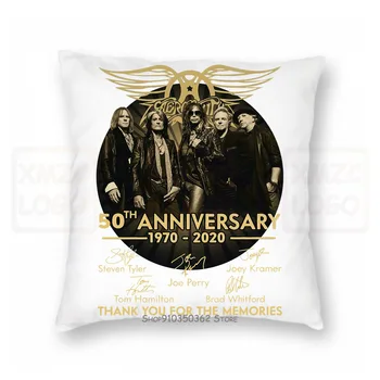 

Aerosmith 50Th Anniversarythank You For The Memoriesblack Pillow case Women Men