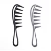 1 Pcs Wide Tooth Shark Plastic Comb Detangler Curly Hair Salon Hairdressing Comb Massage For Hair Styling Tool for Curl Hair 2
