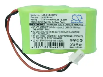 

Cameron Sino Battery for Chatter Box 100AFH 2/3A CBFRS BATT HJC FRS HJC-FRS KA9HJC-FRS Replacement CBFRSBATT 1000mAh
