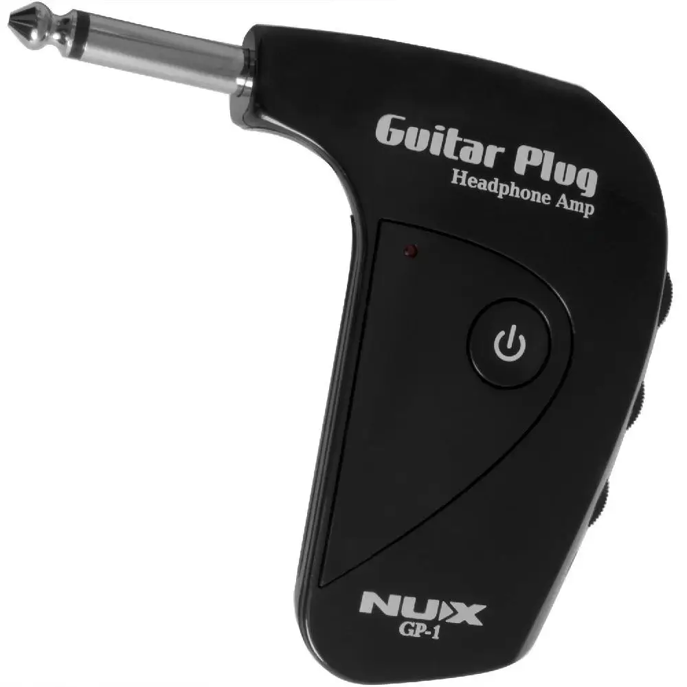 NUX GP 1 Electric Guitar Plug Mini Headphone Amp Built in Distortion Effect Compact Portable Guitar Headphone Amplifier