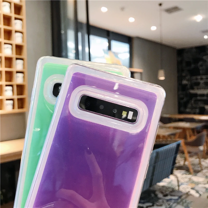 Для samsung Galaxy A40 A20 A30 A10 A50 A70 чехол светящимся жидким Блестящий песок чехол для samsung 10 20 30 40 50 70 крышка