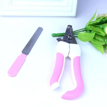 

High Quality Stainless Steel Pet Nail Clipper Set Nail Clippers With File Cat Cleaning Nail Clippers For Pet Puppies