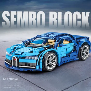 

New pre-sale Bugatting Chirons Building Block Lamborghinily Children Toys Racing Car Technic Gift For Friend Free Shipping