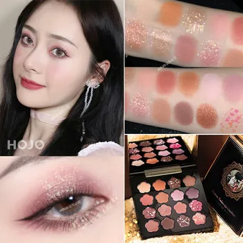 

Pandora Greece 16 color eye shadow matte pearl glitter powder wet powder earth color easy to color eye shadow