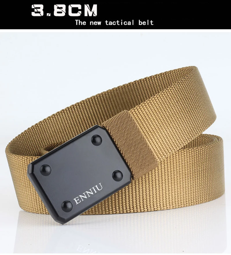 Deepeel 1 шт. 3,8*110-130 см тактический Сплав двойной штыревой крючок холст ремень нейлон Досуг Спорт на открытом воздухе ремень джинсы хараюку украшения